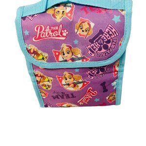 Paw‎ Patrol Kids Insulated Foldable Lunch Bag Team Skye Size 9 x 7 x 4"